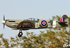Dynam Spitfire 1200mm V3 RC Plane Warbird with Flaps Ready-To-Fly