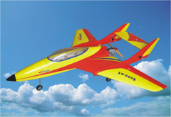 Keecat 65 55.1'' RC Jet Airplane ARF With Retracts Yellow
