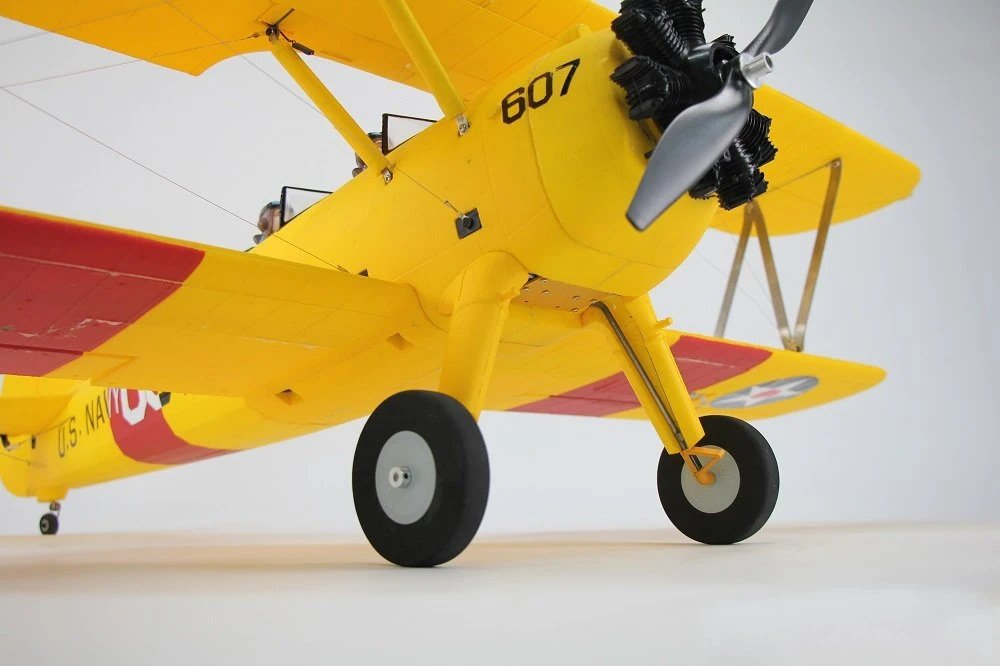 PT-17 1300mm Wingspan RC Plane PNP Yellow