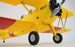 PT-17 1300mm Wingspan RC Plane PNP Yellow