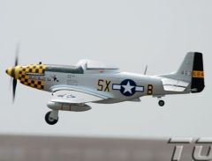 P-51D Mustang Yellow 750mm/30.00in EPO Electric RC Airplane PNP